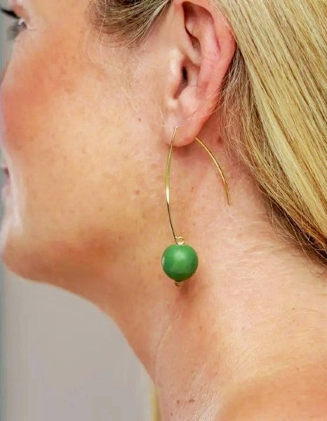 Minimal Drop Earrings Made by Pretty Pink Eco Jewellery
