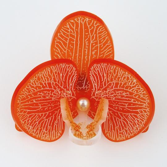 Orchid Brooch Made by Miss J Designs