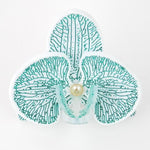 Load image into Gallery viewer, Orchid Brooch Made by Miss J Designs
