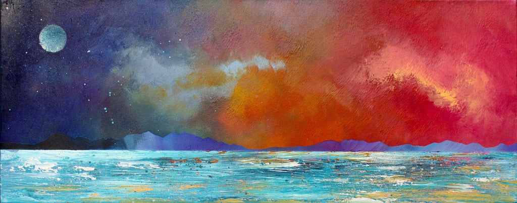 Isle of Mull Small Mounted Prints by Andy Peutherer