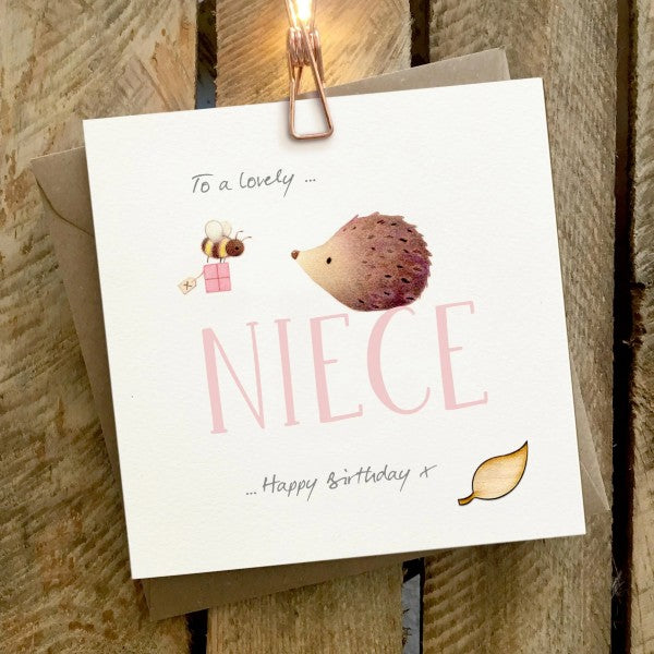 Niece Birthday Card by GingerBetty OWL057