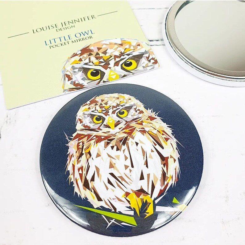 Compact Mirrors Illustrated by Jennifer Louise Design