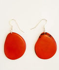 Folha Earrings Made by Pretty Pink Eco Jewellery