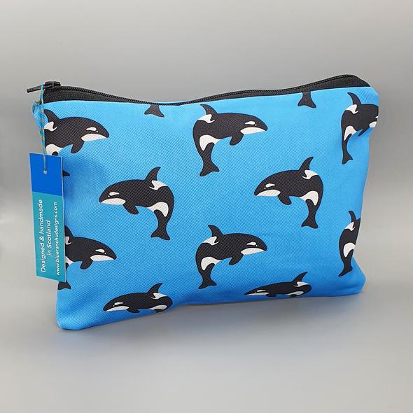 Orca Accessories Bag Handmade by Blue Ranchu Designs
