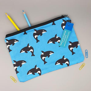Orca Accessories Bag Handmade by Blue Ranchu Designs
