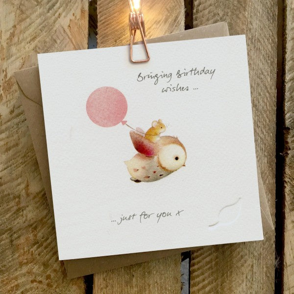 Owl Birthday Cards by GingerBetty