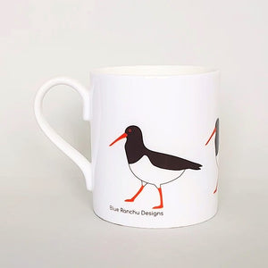 Oyster Catcher Bone China Mug by Blue Ranchu Designs