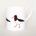 Load image into Gallery viewer, Oyster Catcher Bone China Mug by Blue Ranchu Designs
