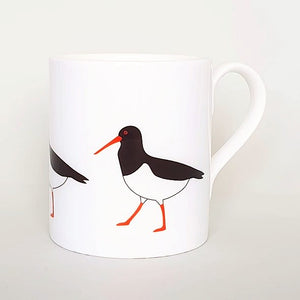 Oyster Catcher Bone China Mug by Blue Ranchu Designs