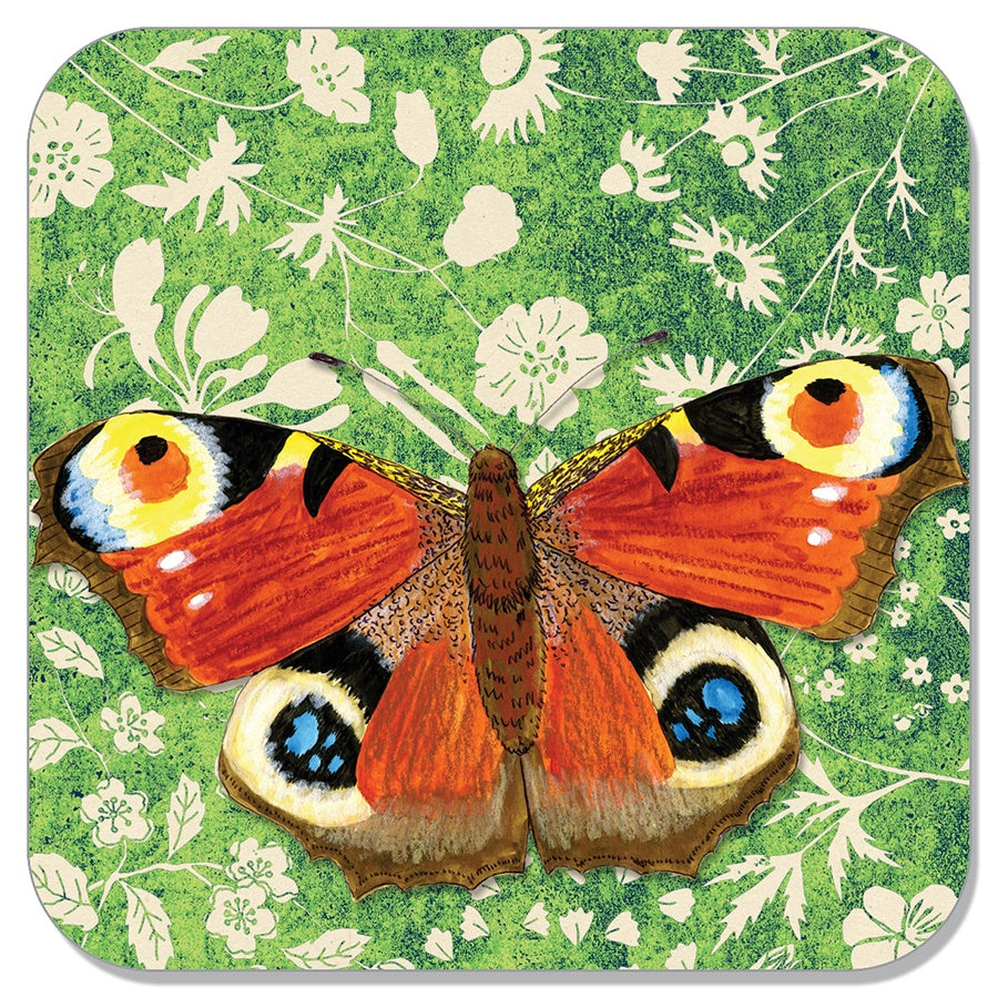 Wild Wood Bee & Butterfly Coasters by Perkins & Morley