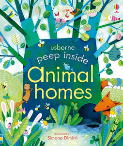 PEEP INSIDE ANIMAL HOMES (Board Book)