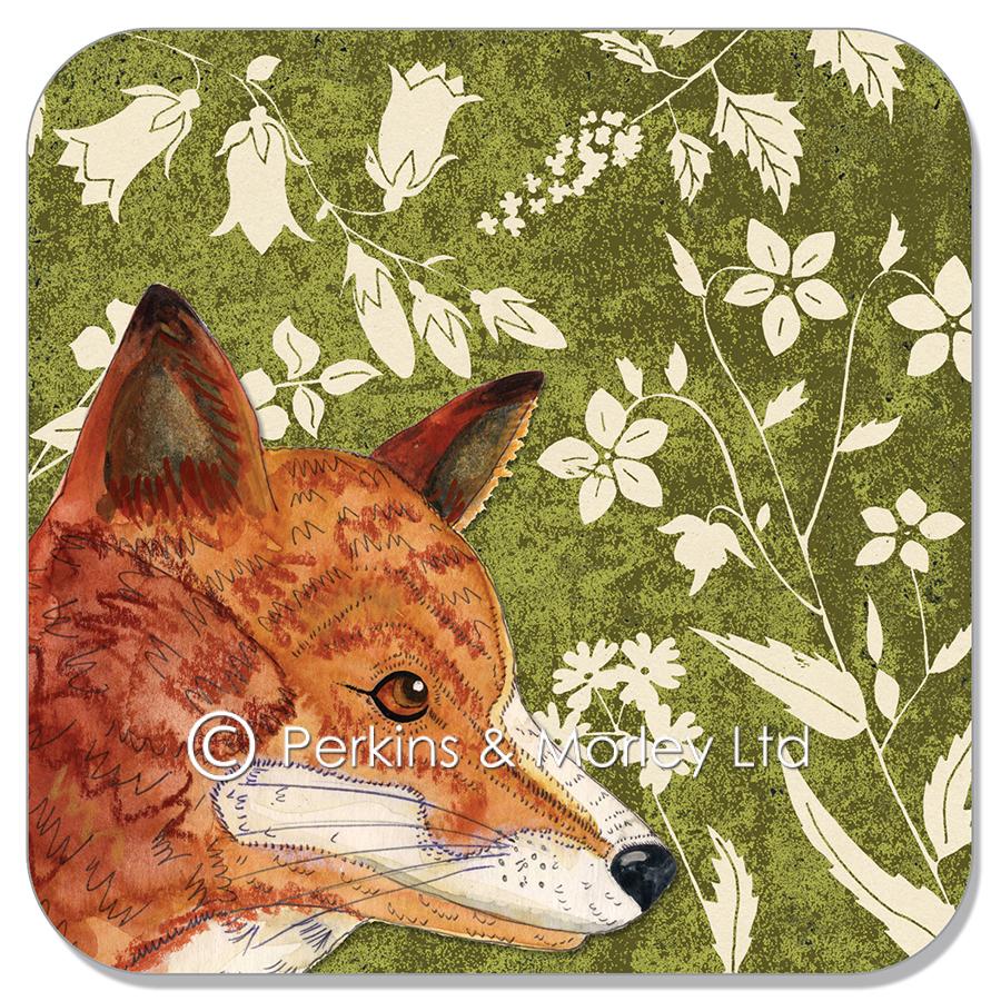 Wild Wood Animal Coasters by Perkins & Morley