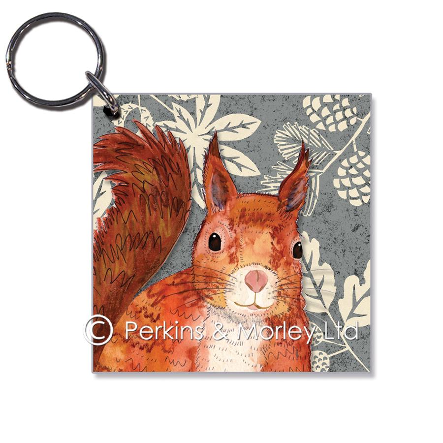 Animal Wild Wood Keyrings designed by Perkins & Morley