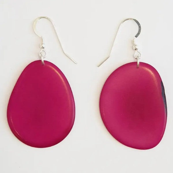 Folha Earrings Made by Pretty Pink Eco Jewellery