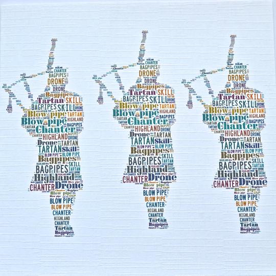 Scottish Cards by Word Art