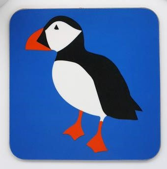 Puffin Coasters by Blue Ranchu Designs