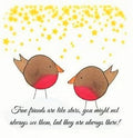 Festive Robin Coasters by Deborah Cameron