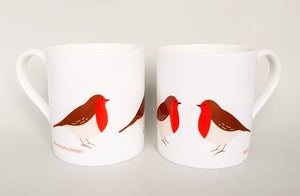 Robin Bone China Mug by Blue Ranchu Designs