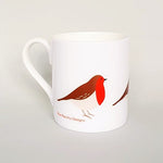 Load image into Gallery viewer, Robin Bone China Mug by Blue Ranchu Designs
