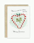 'Meet Me Under the Mistletoe'  Christmas Card by Emma Bryan Design