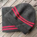 Alpaca Preppy Scarf by Scottish Knitwear Designer Samantha Holmes