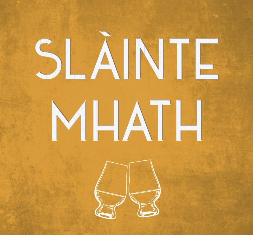 Scottish 'Slainte Mhath' Card by Truly Scotland