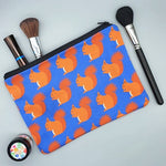 Load image into Gallery viewer, Red Squirrel Accessories Bag Handmade by Blue Ranchu Designs
