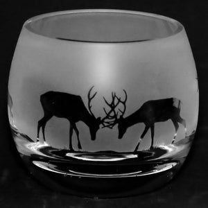 Crystal Glass Tealight Holder - STAGS