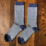 Load image into Gallery viewer, Ladies Stripey Alpaca Socks Size 4-7 by Samantha Holmes
