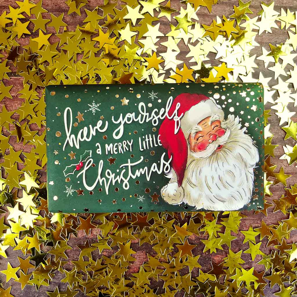 Christmas Soap Bar - Santa (Cinnamon & Orange)