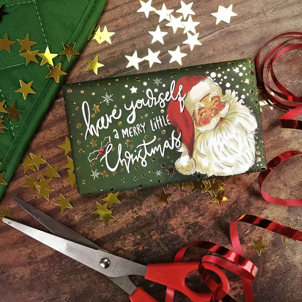 Christmas Soap Bar - Santa (Cinnamon & Orange)