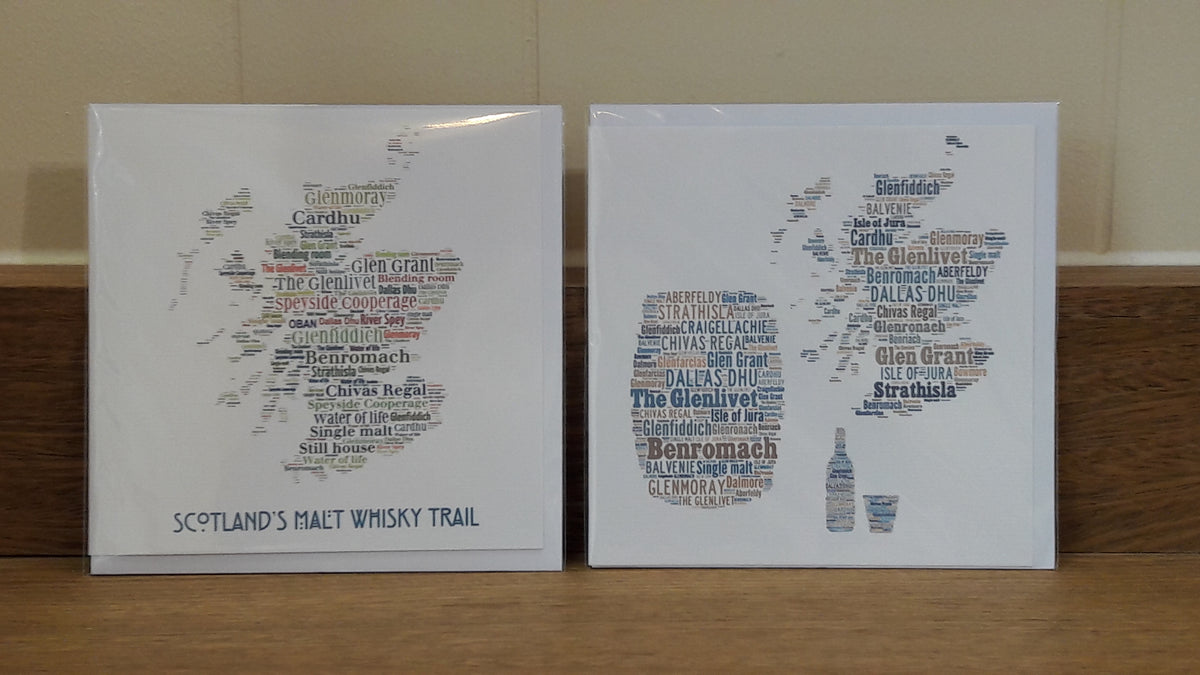 Scottish Cards by Word Art
