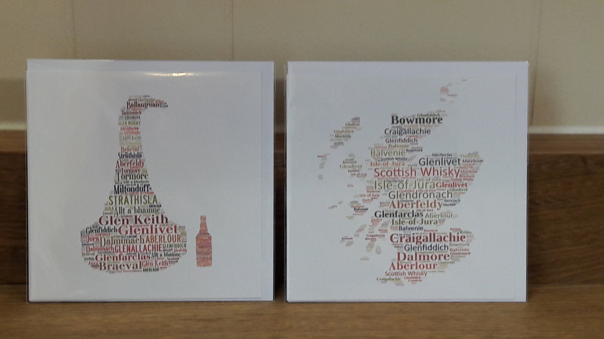 Scottish Cards by Word Art