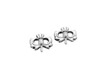 Load image into Gallery viewer, Scottish Thistle Stud Earrings St Silver Made in Scotland by Celtic Art
