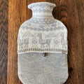 Alpaca FairIsle Hot Water Bottle Cover designed by Samantha Holmes *Bottle Included