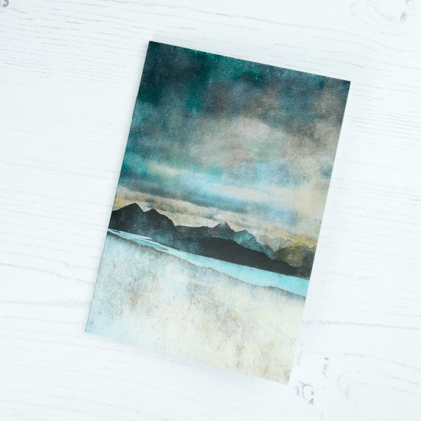 Skye from Bealach Na Ba Applecross A6 Notebook by Cath Waters