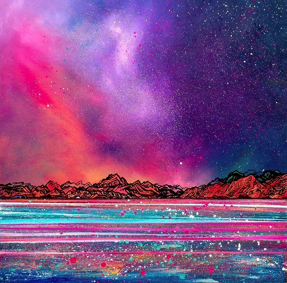 Skye Square Mounted Prints by Artist Andy Peutherer