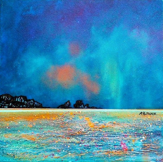 Skye Square Mounted Prints by Artist Andy Peutherer