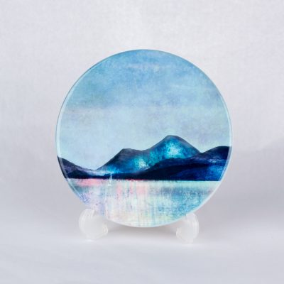 Ceramic Scottish Landscape Coaster - Cath Waters