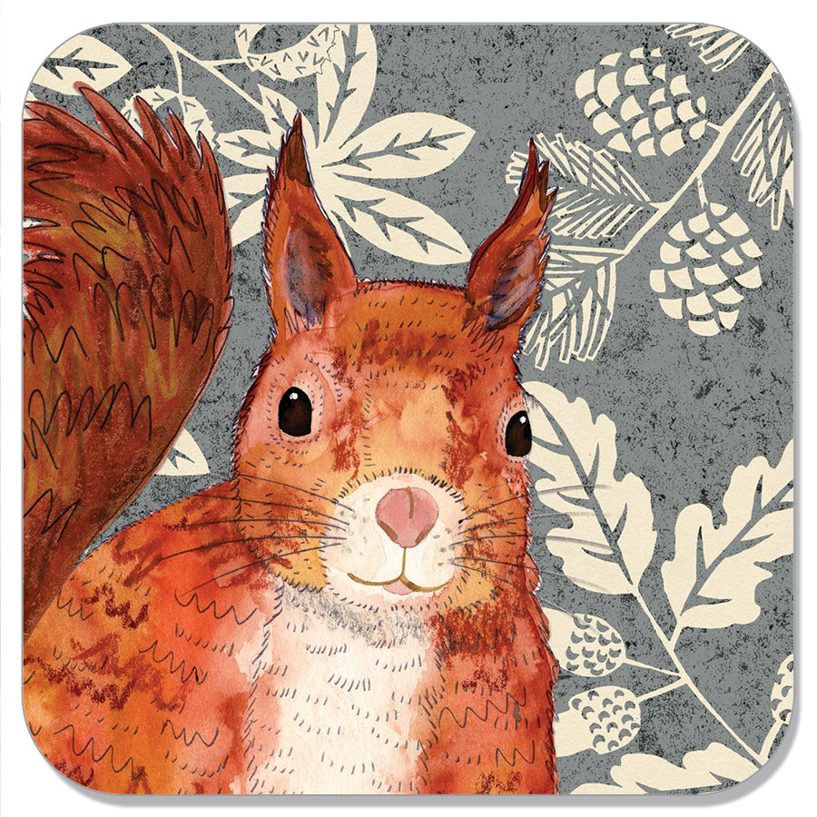 Wild Wood Animal Coasters by Perkins & Morley