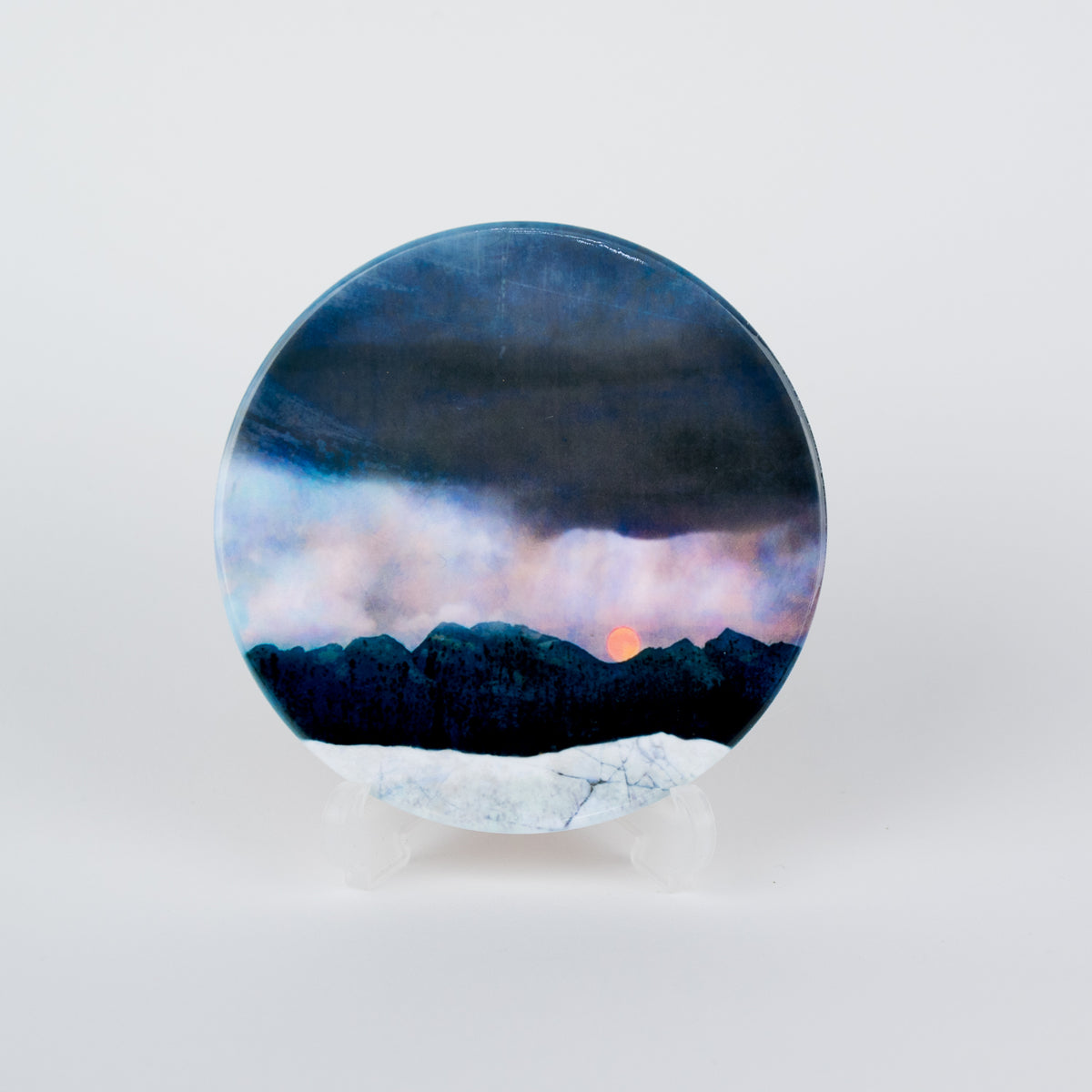 Ceramic Scottish Landscape Coaster - Cath Waters
