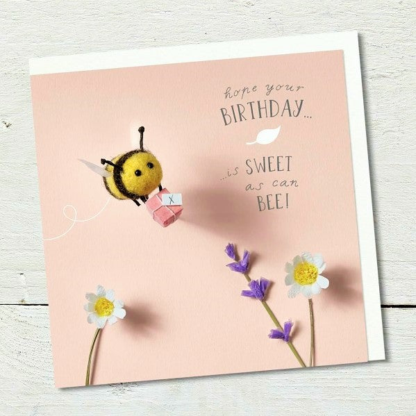 'Sweet as can Bee' Birthday Card