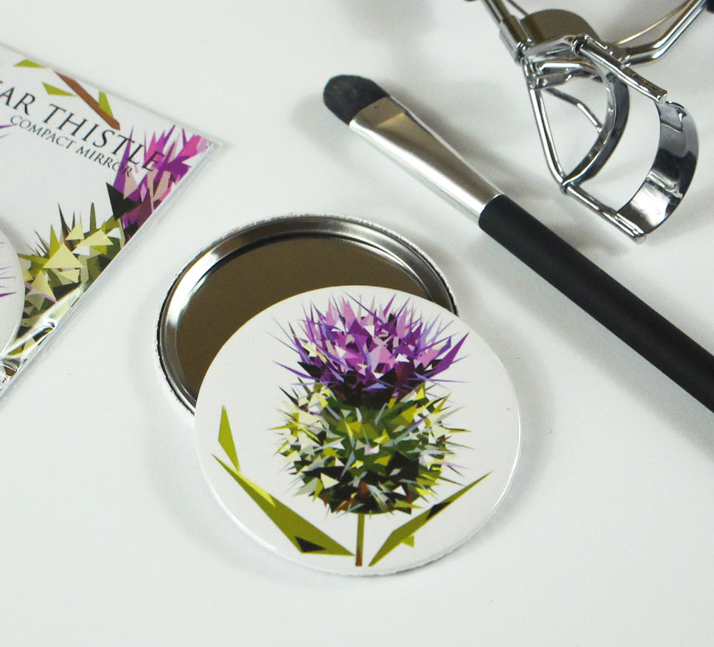 Compact Mirrors Illustrated by Jennifer Louise Design