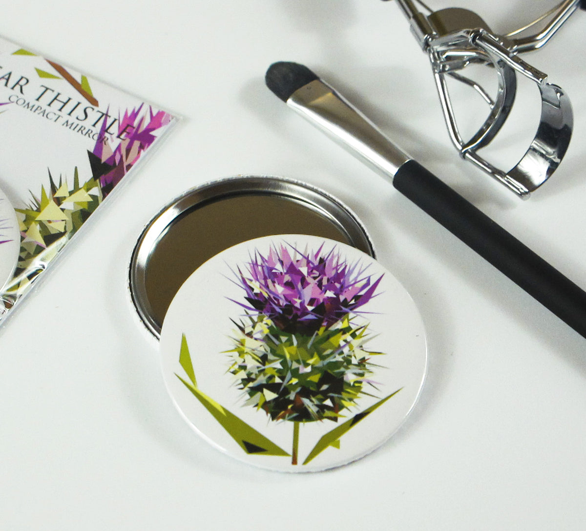 Compact Mirrors Illustrated by Jennifer Louise Design
