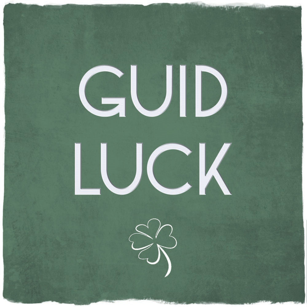 Guid Luck card by Truly Scotland