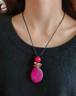 Load image into Gallery viewer, Tapajos Long Adjustable Seed Necklaces by Pretty Pink Eco Jewellery
