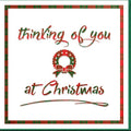 Tartan - 'Thinking of You at Christmas' Card STX018