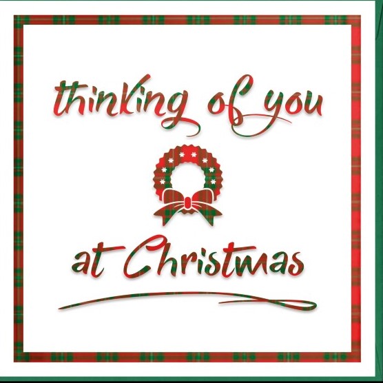Tartan - 'Thinking of You at Christmas' Card STX018