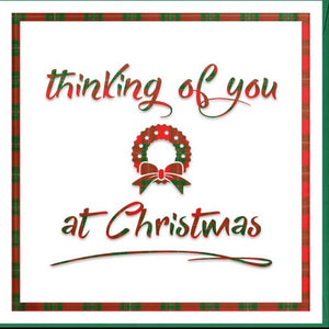 Tartan - 'Thinking of You at Christmas' Card