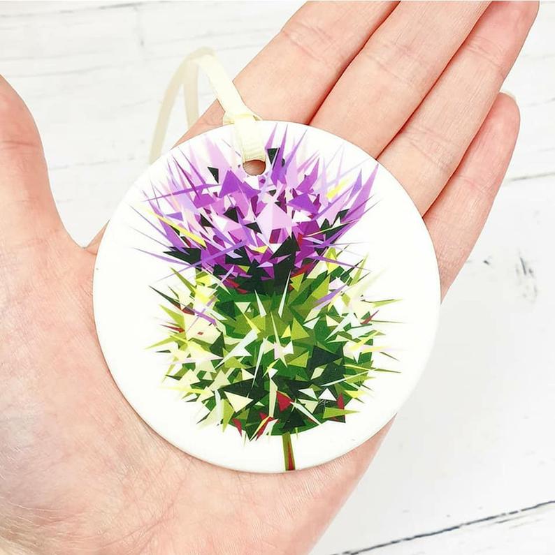 Scottish Ceramic Decorations by Louise Jennifer Design